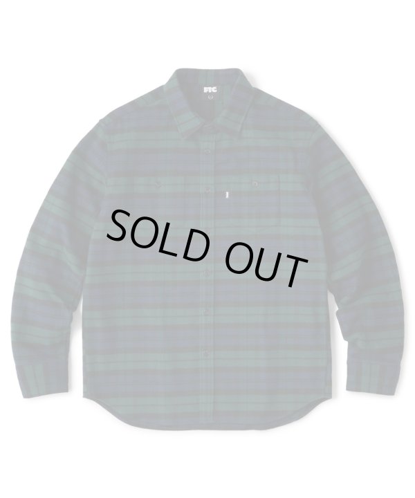画像1: FTC/HEAVY PLAID NELL SHIRT  NAVY