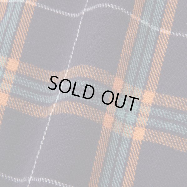 画像7: RATS/COTTON FLANNEL NAVY CHECK SHIRT  NAVY