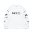 画像1: RATS/STAMP LOGO LS T  WHITE