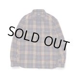 画像: RATS/COTTON FLANNEL NAVY CHECK SHIRT  NAVY