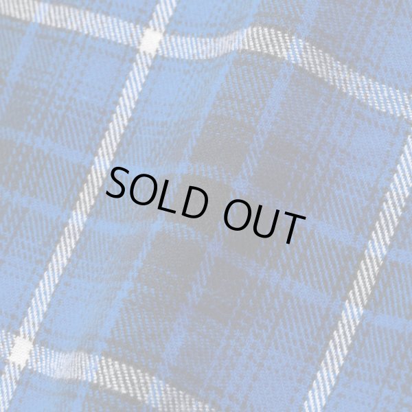 画像7: RATS/COTTON FLANNEL BLUE CHECK SHIRT  BLUE