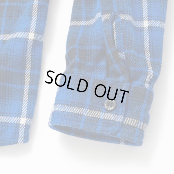 画像6: RATS/COTTON FLANNEL BLUE CHECK SHIRT  BLUE