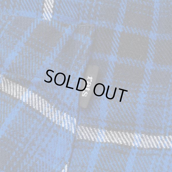 画像4: RATS/COTTON FLANNEL BLUE CHECK SHIRT  BLUE