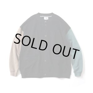 画像: GYMMASTER/BLOCK INLAY BUTTON CARDI  CRAZY