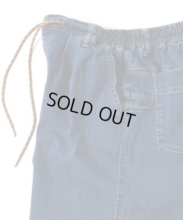 画像6: GYMMASTER/STRETCH DENIM TWO TUCK PANTS  ONEWASH