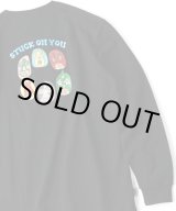 画像: (再入荷)  GYMMASTER/STUCK ON YOU EMBROIDERY LS T  BLACK