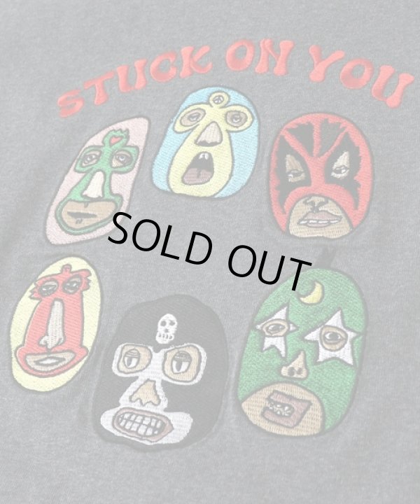 画像3: (再入荷)  GYMMASTER/STUCK ON YOU EMBROIDERY LS T  BLACK