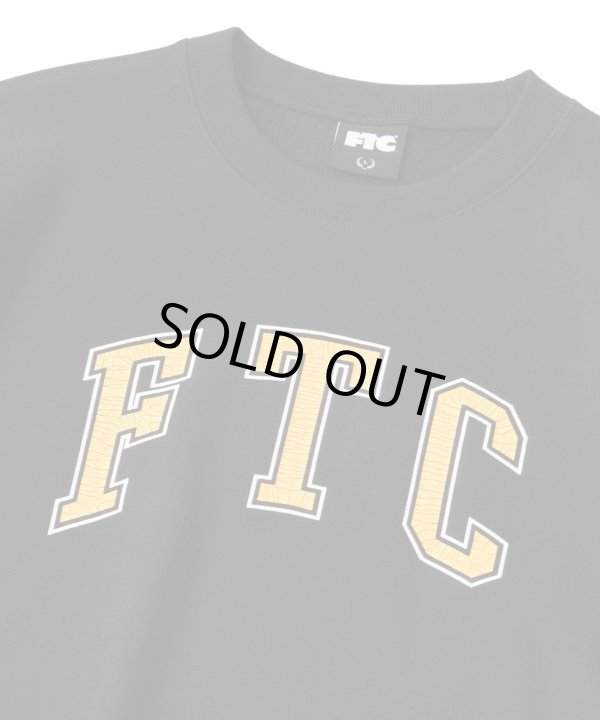 画像2: FTC/CRACKED LOGO CREW NECK  BLACK