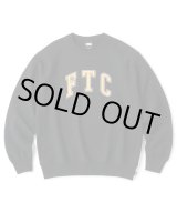 画像: FTC/CRACKED LOGO CREW NECK  BLACK