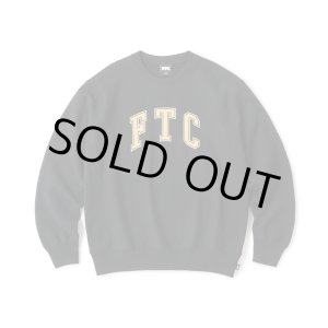 画像: FTC/CRACKED LOGO CREW NECK  BLACK