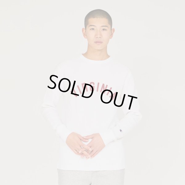 画像2: CHAMPION/LONG SLEEVE T WAFFLE  NAVY