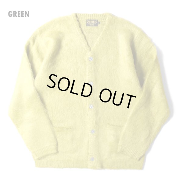 画像1: (店頭在庫分) UNIVERD 72/MOHAIR TOUCH CARDIGAN  GREEN