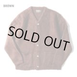 画像: (店頭在庫分) (再入荷) UNIVERD 72/MOHAIR TOUCH CARDIGAN  BROWN