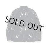 画像: RATS/ATOMIC PRINT FLANNEL B.D SHIRT  BLACK