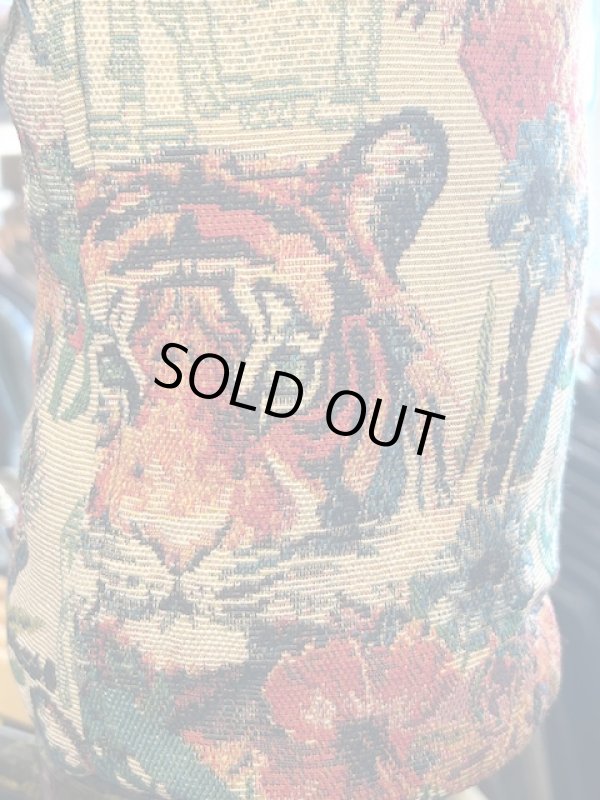 画像3: REVO/GOBELIN WEAVING 2WAY BAG TIGER BLACK