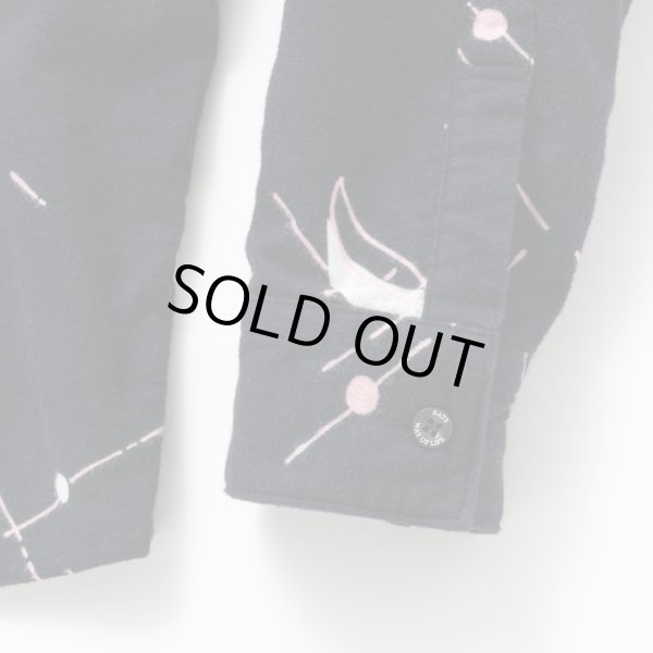 画像5: RATS/ATOMIC PRINT FLANNEL B.D SHIRT  BLACK