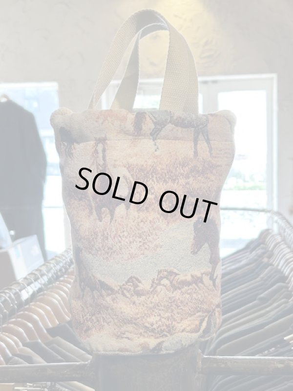 画像3: REVO/GOBELIN WEAVING 2WAY BAG HORSE  WHITE