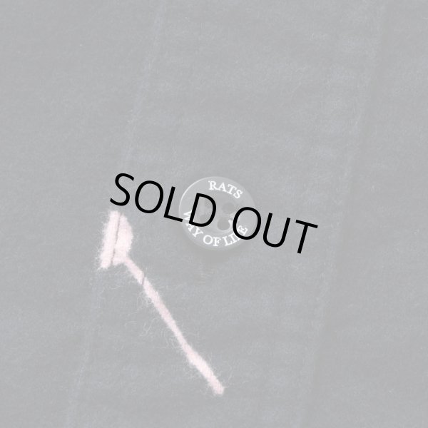 画像6: RATS/ATOMIC PRINT FLANNEL B.D SHIRT  BLACK