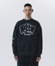 画像1: (再アップ)  ROTTWEILER/GRAFFITI SWEATER  CHARCOAL
