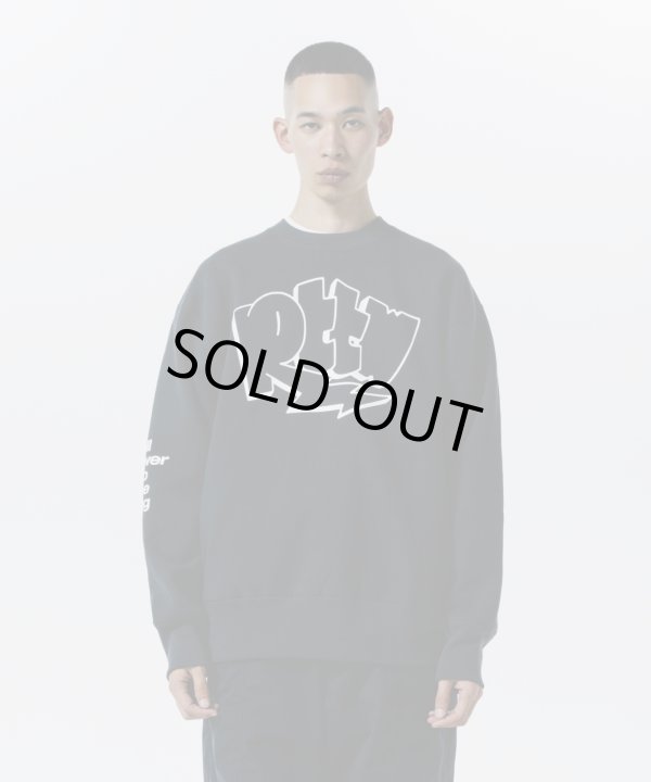 画像1: (再アップ)  ROTTWEILER/GRAFFITI SWEATER  CHARCOAL