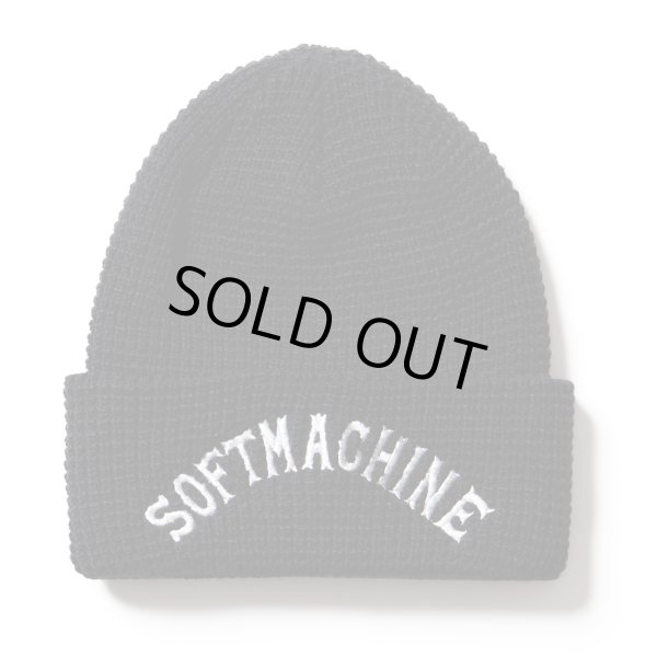 画像1: (再アップ)  SOFTMACHINE/GEORGE KNIT CAP  BLACK