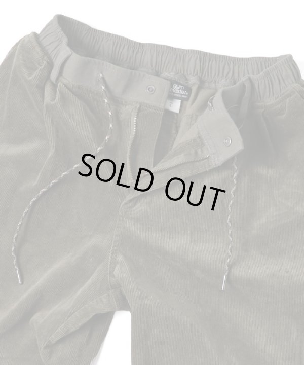 画像4: (再入荷) GYMMASTER/STRETCH CORDUROY TUCK PANT  BLACK