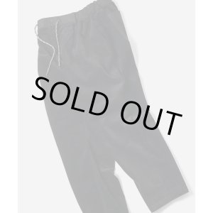 画像: (再入荷) GYMMASTER/STRETCH CORDUROY TUCK PANT BLACK