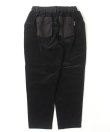 画像2: (再入荷) GYMMASTER/STRETCH CORDUROY TUCK PANT  BLACK