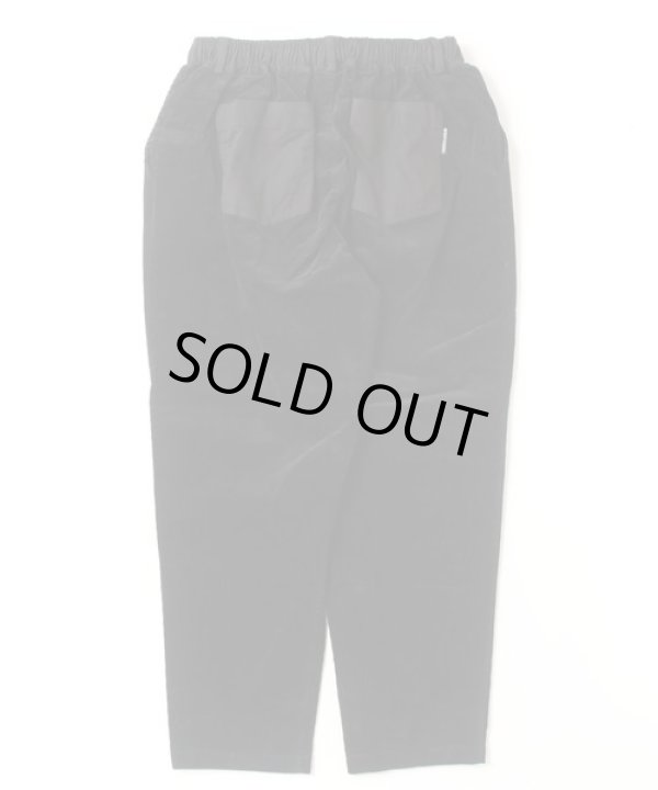 画像2: (再入荷) GYMMASTER/STRETCH CORDUROY TUCK PANT  BLACK