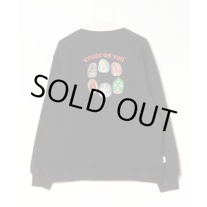 画像: GYMMASTER/STUCK ON YOU EMBROIDERY SWEAT  BLACK