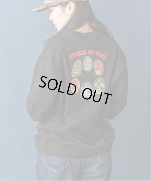 画像3: GYMMASTER/STUCK ON YOU EMBROIDERY SWEAT  BLACK