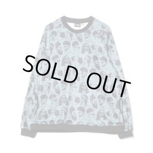 画像: GYMMASTER/KNIT FLEECE HAPPY PAINT CREW NECK HIPPY