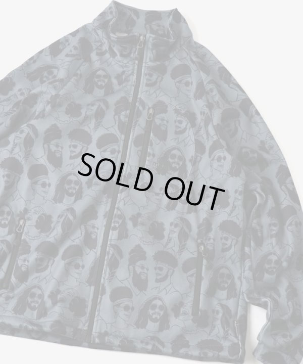 画像1: GYMMASTER/KNIT FLEECE HAPPY PAINT STAND JKT HIPPY