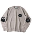 画像2: (再入荷)(店頭在庫分) GYMMASTER/JACQUARD KNIT ELBOW MAN  BLACK