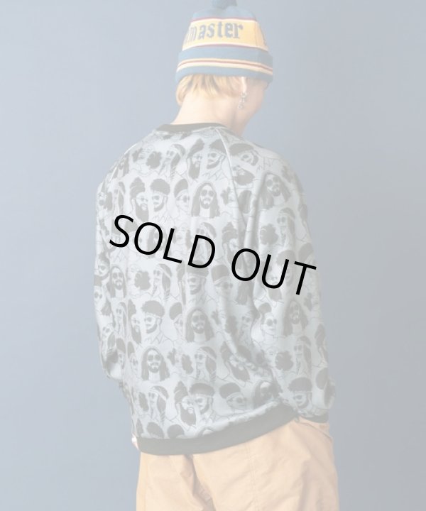 画像3: GYMMASTER/KNIT FLEECE HAPPY PAINT CREW NECK  HIPPY