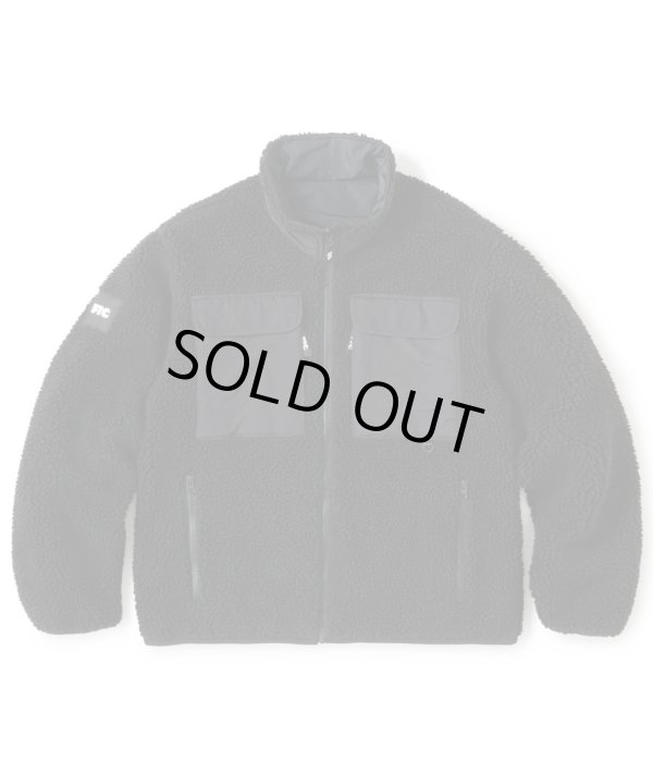 画像1: (店頭在庫分)  FTC/SHERPA FLEECE REVERSIBLE JACKET  BLACK