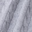 画像6: RATS/CASHMERE CABLE KNIT  GRAY
