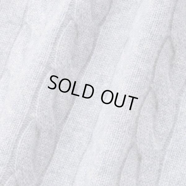 画像6: RATS/CASHMERE CABLE KNIT  GRAY