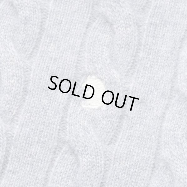 画像3: RATS/CASHMERE CABLE KNIT  GRAY