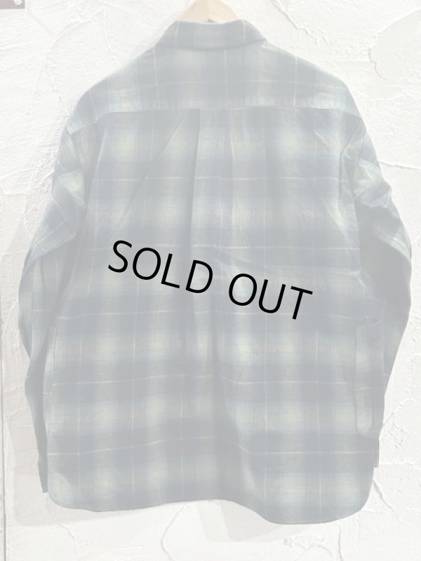 画像2: NANGA/FADE PLAID CAMP SHIRT  GREEN