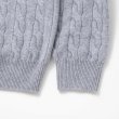 画像5: RATS/CASHMERE CABLE KNIT  GRAY