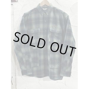 画像: NANGA/FADE PLAID CAMP SHIRT  GREEN