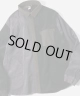 画像: GYMMASTER/STRETICH CORDUROY SHIRT JKT  BLACKｘCHARCOAL