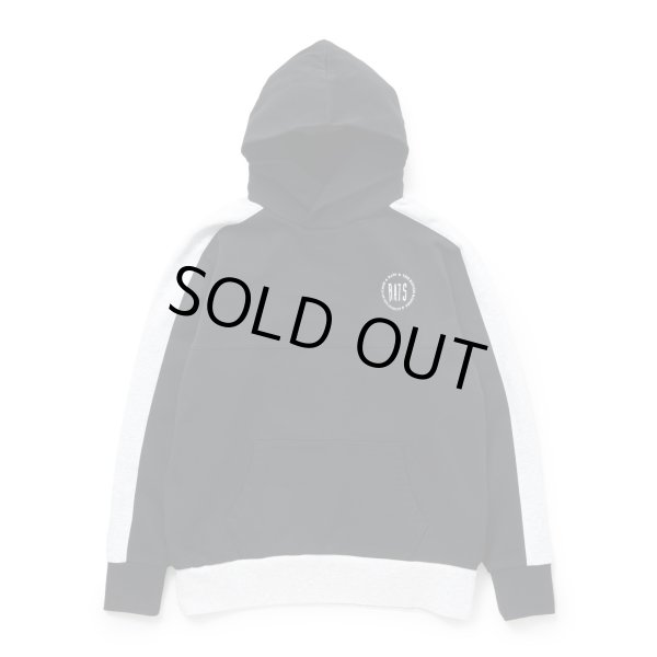 画像1: RATS/CROSS CUT HOODIE  BLACK