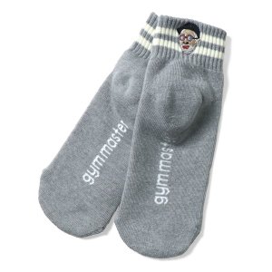 画像: GYMMASTER/HAPPY EMBROIDERY SHORT SOX  GRAY