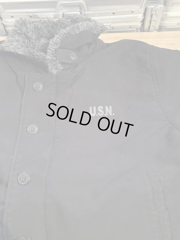 画像3: WORLD SURPLUS/US TYPE N-1 DECK JK  USED BLACK