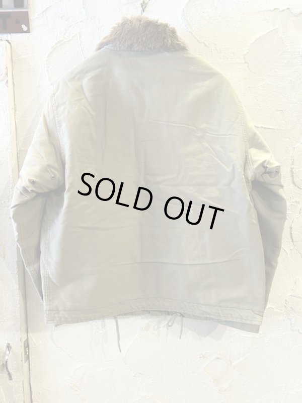 画像2: WORLD SURPLUS/US TYPE N-1 DECK JK  USED KHAKI