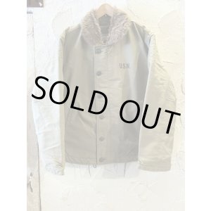 画像: WORLD SURPLUS/US TYPE N-1 DECK JK  USED KHAKI