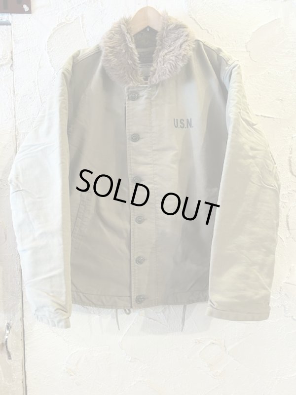 画像1: WORLD SURPLUS/US TYPE N-1 DECK JK  USED KHAKI