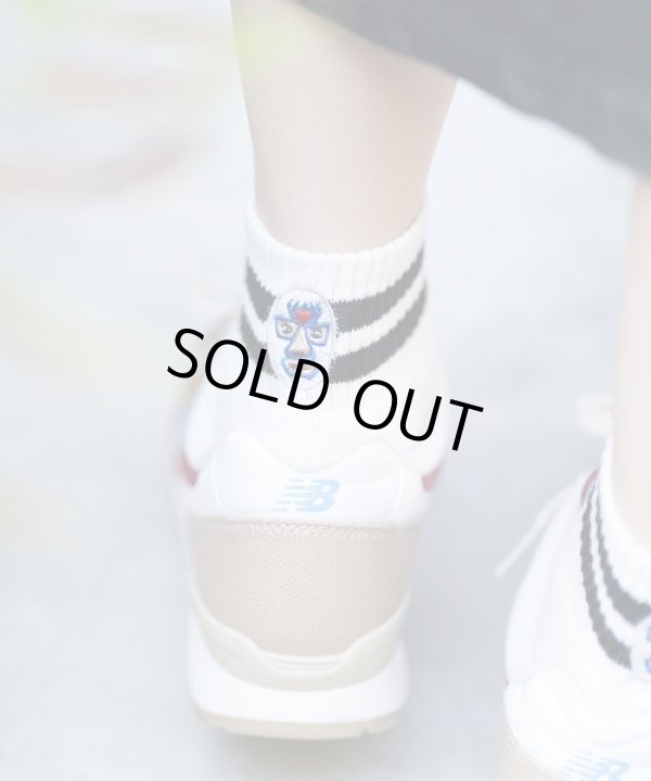 画像2: GYMMASTER/HAPPY EMBROIDERY SHORT SOX  WRESTIER